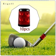 Eigell 10Pcs Golf Ferrules Taper Tip Adapter Red Golf Club Repair Parts Portable
