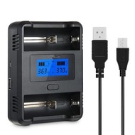 USB 雙槽通用 3.7v 18650 鋰電池充電器  USB Dual Bay Universal 3.7v 18650 Lthium Battery charger