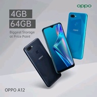 Handphone Oppo A12 Ram 4/64 Second masih mulus garansi resmi ORI Indonesia