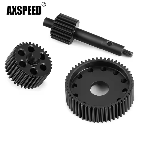 AXSPEED 52T 33T 20T Metal Gearbox Gear Set Kit/CVD for Tamiya 58719 BBX 2WD Buggy 1/10 RC Car Upgrad