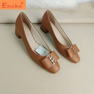 Enako MK3637 women's high heels - square toe, 4cm block heel