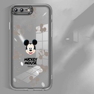 for iPhone 7 Plus 6 6s Plus iphone7 8 Plus Mickey Phone Case Full Mobile Cover Protection Crystal Candy Case Lens Protection Shell