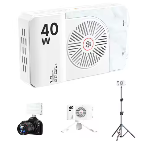 Handheld Fill Light 2800K-9000K Photography Lighting 4400mAh Rechargeable Portable Light Panel for P