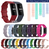 Replacement Strap Silicone Soft Sport Band For Fitbit Charge 3 4 SE