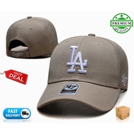 Los Angeles Dodgers Baseball Cap Topi LA '47 Brand MLB Clean Up Hat Men Women Runner Golf Caps Outdo
