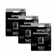 【竭力萊姆】預購 終身保固 Lexar 1667x 64GB 128GB 256GB SD SDXC 高速記憶卡