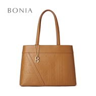 Bonia Brown Fina Tote Bag