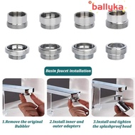 BALLYKA Faucet Adapter Set, 18/20/22/24mm To 22mm With Washer Water Filter Adapter,  Metal Faucet Co