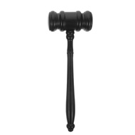 CAILIANG Wood Gavel Judge Hammer Durable Base Attorney Decorative Lawyer Mallet Toy Simple Design Cl