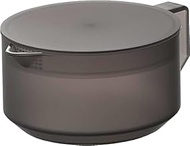 Yamazaki 1673 Tea Pot, Black, W 5.2 x D 6.9 x H 3.1 inches (13.2 x 17.6 x 7.9 cm) (including handle)