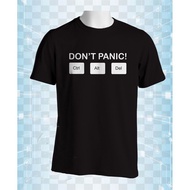 Don't Panic Tshirt Distro Shirt! Ctrl Alt Del