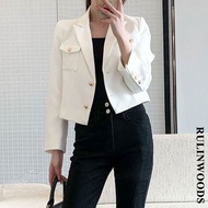 CHICCHIC 2023มาใหม่ล่าสุด MODE Korea Blazer ผู้หญิงชุด