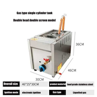 XINHONG GAS Noodles Boiling Pot สแตนเลส พร้อมฟิลเตอร์ หม้อก๋วยเตี๋ยว Chafing Dish 2ช่อง ปรับความร้อน