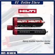 Hilti RE500 V4 - HIT-RE 500 V4 Epoxy Anchor Injection Adhesive Mortar - 500ML