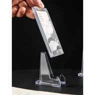 Bar Badge Commemorative Coin Holder Medal Coin Holder Artwork Display Stand Transparent Acrylic Disp