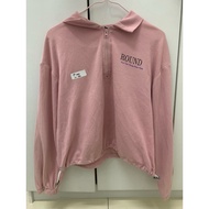 Zipper croptop sweatshirt