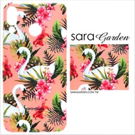 【Sara Garden】客製化 手機殼 SONY XA2 Ultra 保護殼 硬殼 扶桑花天鵝