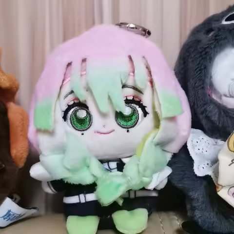 Anime Kochou Shinobu Kanroji Mitsuri Iguro Obanai Agatsuma Zenitsu Mascot Costume Plush Dolls for Co