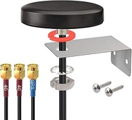 Bingfu 4G LTE MIMO Cellular GPS Fixed Bracket Wall Mount Antenna for 4G LTE GPS Cradlepoint IBR900 I