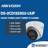HIKVISION DS-2CD1323G2-LIUF 2MP SMART HYBRID LIGHT TURRET IP CAMERA