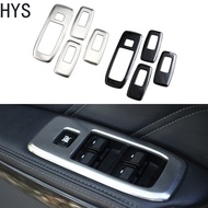 HYS Ford Everest 2017, 2018, and 2019 Stainless Steel Frame Decorated Automotive Rearview Mirror Switch Panel