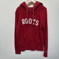 女M Roots 內刷薄絨暗紅色外套