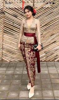 Kamen Jadi Songket Bordir Premium Melar Spesial Warna Maroon Ukuran M L XL dan XXL Serta Ukuran Jumb