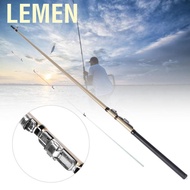 Lemen Telescopic Spinning Fishing Rod Freshwater Ice Fiberglass Travel With Bag Rod Bag