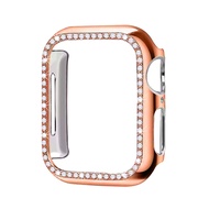 Smart Watch Case for IWatch Case Single Row Diamond Case Iwatch8/7/Se/6/5/4/3/2/1 Pc Electroplated Half Pack Protective Case 38/40/41/42/44/45/49mm KBMU