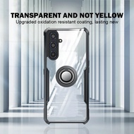 Samsung S24 FE 2024 Transparent Acrylic Casing For Smausng Galaxy S24 FE S24FE GalaxyS24FE  Ring Ste