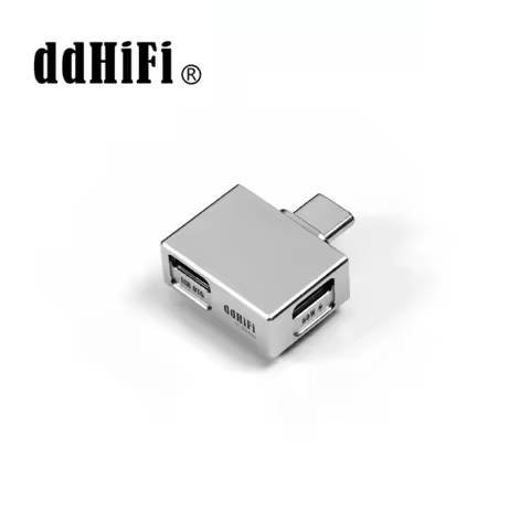 DD DdHiFi TC28Max USB-C OTG Adapter with 60W PD Charging, Hi-Res USB DAC/Amp Compatible, Bidirection