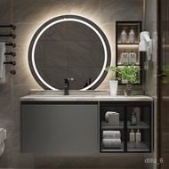‍🚢Wholesale round Mirror Bathroom Cabinet Light Luxury Bathroom Table Washbasin Cabinet Combination Modern Minimalist Wa