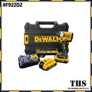 DEWALT 20V MAX Brushless 1/2" Atomic Impact Wrench (F922D2)