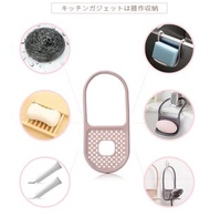 其他品牌 - 日本水槽掛籃 可屈曲 海綿瀝水掛架 瀝水掛籃 洗碗海綿架 海綿收納架 水槽掛勾掛鉤