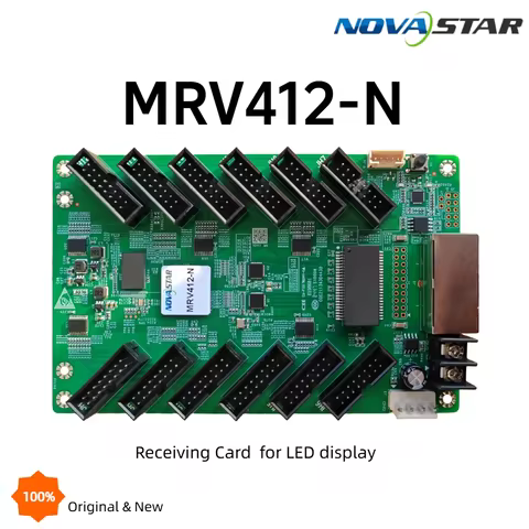 Novastar MRV412-N LED Display Receiving Card 512×512@60Hz 12 HUB75E Ports for LED Screen