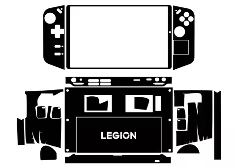 Pre-cut 1x Top+1x back+Side Skin Stickers Case Cover Film For 2023 Lenovo Legion Go 8.8-inch Gen 1