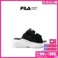 FILA รองเท้าแตะผู้หญิง Fuzzy รุ่น SDA231002W - BLACK