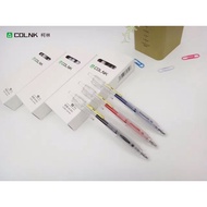 Colin 802 Muji Style Press Gel Pen Transparent Sheath Water-Based Pen