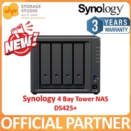 Synology 4-Bay Diskstation DS425+ Enclosure Warranty 3 Years [ SYNOLOGY OFFICIAL PARTNER]