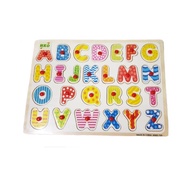Abc Pin Puzzle Wooden Board Toys - Wooden Puzzle Toys