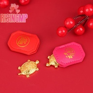 [risingmpS] Japanese Money Turtle Asakusa Temple Small Golden Tortoise Guarding Praying Lucky Wealth