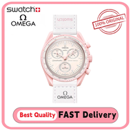【HOT SELLING】SWATCH Watch MISSION TO VENUS Watch Swatch Joint Watch Planet Series Swatch X Omeg Stra
