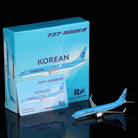 Diecast 1:400 Scale Alloy Korean Air B737-900 HL8248 Airplane Model Classic Finished Static Collecti