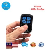 Remote Control Autogate Alarm 433MHz 4 Channel Button Clone Type