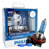 Philips | ไฟหน้า H11 ใช้ได้กับหลายยานพาหนะ