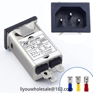 CW2A-10A-T CW2B CW2C-10A-T Socket Dual Fuse Switch 220V Power Filter CW1D