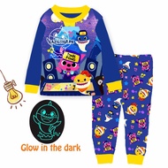 [SG SELLER] Kids Baby Glow in the dark long sleeve cuddle me caluby pyjamas sleepwear girls boys
