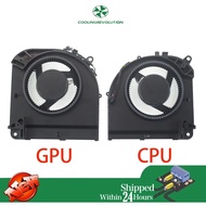 Laptop CPU GPU Cooling Fan DC12V 0.6A 4-Pin for Gigabyte Aorus 15 BSF 9MF X5LF RTX 4070