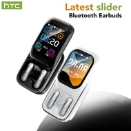 HTC NE48 AI Translator Earbud Bluetooth Earphone V6.0 Latest Slider 48H Battery Life Multi-function 