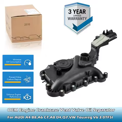 OEM Engine Crankcase Vent Valve Oil Separator 06E103547AB,06E103547AH For AUDI A4 B8,A6 C7,A8 D4,Q5,